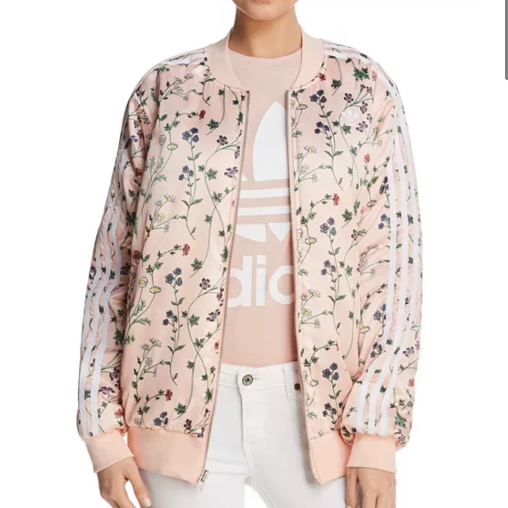 adidas Originals Reversible Floral Print Bomber Jacket